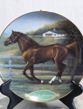 Keram Druck Whirlaway Racehorse Proof Plate